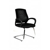 CLK Fileli Ofis Koltuğu U Krom Ayak Bekleme Misafir Koltuğu - 1