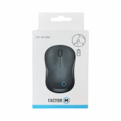 Factor M M1 Süper Sessiz Kompact Kablosuz Mouse Siyah - 1