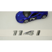 Bmw 114İ Bagaj Krom Metal 3M 3D Yazı Logo - 3