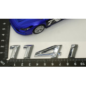 Bmw 114İ Bagaj Krom Metal 3M 3D Yazı Logo - 6