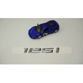 Bmw 125İ Bagaj Krom Metal 3M 3D Yazı Logo - 2