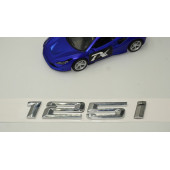 Bmw 125İ Bagaj Krom Metal 3M 3D Yazı Logo - 3