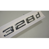 Bmw 328d Bagaj Krom Metal 3M 3D Yazı Logo - 1