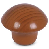 Mantar Düğme Mobilya Mutfak Çekmece Dolap Dolabı Kulbu Kulpu Kulpları Fındık Renk Metal 10 Adet - 2