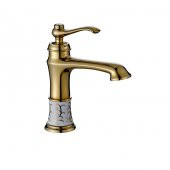 FKN Victoria Mix Kısa Altın Lavabo Bataryası - 1