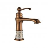 FKN Victoria Mix Kısa Rose Lavabo Bataryası thumbnail 1