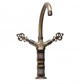 FKN LPD Klasik Kuğu Antik Çanak Lavabo Bataryası - 1