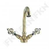FKN Kuğu Klasik Antik Lavabo Bataryası - 1