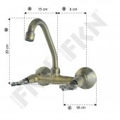 FKN Klasik Antik Lavabo Bataryası - 3