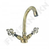 FKN Kuğu Klasik Antik Lavabo Bataryası - 3