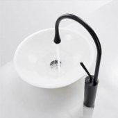 FKN Milano Siyah Çanak Lavabo Bataryası thumbnail 5