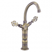 FKN LPD Klasik Kuğu Antik Çanak Lavabo Bataryası - 2