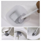 DUVARA ASILAN PRATİK SİLİKON BANYO TUVALET KLOZET WC FIRÇASI - 5
