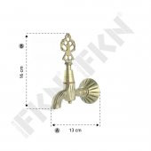 FKN LPD Eko Klasik Sarı Osmanlı Musluk - 3