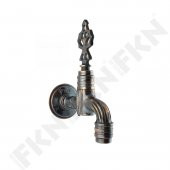 FKN Perlatörlü Klasik Bakır Eskitme Osmanlı Musluk - 2