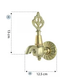 FKN LPD İbrikli Klasik Sarı Osmanlı Musluk thumbnail 3