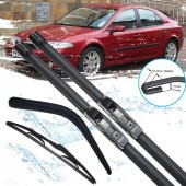 RENAULT LAGUNA 2 ÖN +KOLLU ARKA CAM MUZ SİLECEK TAKIMI 2001--2007 - 1
