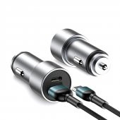 Sprange  Scs-3 Metal Araç Şarj Cihazı Çift Çıkışlı 30w Pd + Qc 3.0 3 Amper - 6