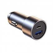 Sprange  Scs-3 Metal Araç Şarj Cihazı Çift Çıkışlı 30w Pd + Qc 3.0 3 Amper - 1