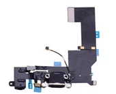 iPhone 5s Şarj Soketi Kulaklık Soketi Mikrofon Filmli Orj - Siyah - 1