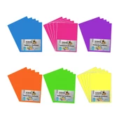 Fon Kartonu Fosforlu Renkler 50x70 5 Adet Artlantis Fosforlu Fon Kartonu 50*70 5 Adet - 1