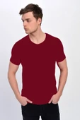 Dynamo  Erkek Basic Likralı V-Yaka T-shirt  - T-339 thumbnail 7