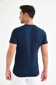 Dynamo  Erkek Basic Likralı V-Yaka T-shirt  - T-339 thumbnail 6