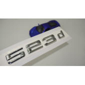Bmw 523d Bagaj Krom Metal 3M 3D Yazı Logo - 1