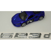Bmw 523d Bagaj Krom Metal 3M 3D Yazı Logo - 4