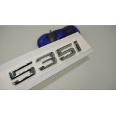 Bmw 535i Bagaj Krom Metal 3M 3D Yazı Logo - 1