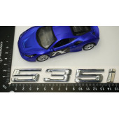 Bmw 535i Bagaj Krom Metal 3M 3D Yazı Logo - 6