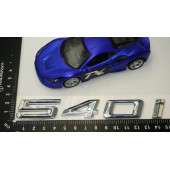 Bmw 540i Bagaj Krom Metal 3M 3D Yazı Logo - 6