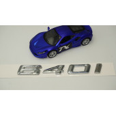 Bmw 640i Bagaj Krom Metal 3M 3D Yazı Logo - 3