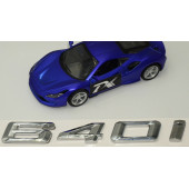Bmw 640i Bagaj Krom Metal 3M 3D Yazı Logo - 4