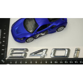 Bmw 640i Bagaj Krom Metal 3M 3D Yazı Logo - 6