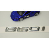 Bmw 650i Bagaj Krom Metal 3M 3D Yazı Logo thumbnail 3