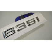 Bmw 635i Bagaj Krom Metal 3M 3D Yazı Logo thumbnail 1
