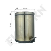 FKN Pedallı Antik Çöp Kovası thumbnail 4