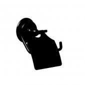 FKN Siyah Tuvalet Kağıtlığı - 1