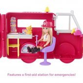 Orjinal Barbie Chelsea Portatif İtfaiye Aracı İtfaiyeci Chelsea Bebek ve Kamyonu Chelsea thumbnail 3