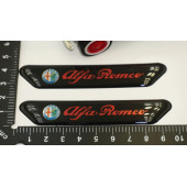 Alfa Romeo Giulia Çamurluk Yanı Ve Ayna Metalize Damla Desen 3M Logo Arma thumbnail 7