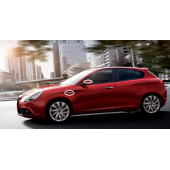 Alfa Romeo Giulia Çamurluk Yanı Ve Ayna Metalize Damla Desen 3M Logo Arma thumbnail 1