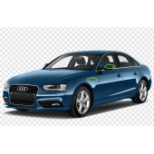 Audi A4 A5 A6 A7 Çamurluk Yanı Ve Ayna Metalize Damla Desen 3M Logo Arma - 7