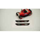 Audi Q1 Q2 Q3 Q4 Q5 Q7 Çamurluk Yanı Ve Ayna Metalize Damla Desen 3M Logo Arma - 2