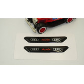 Audi Q1 Q2 Q3 Q4 Q5 Q7 Çamurluk Yanı Ve Ayna Metalize Damla Desen 3M Logo Arma - 3