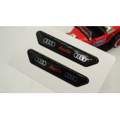 Audi Q1 Q2 Q3 Q4 Q5 Q7 Çamurluk Yanı Ve Ayna Metalize Damla Desen 3M Logo Arma - 5
