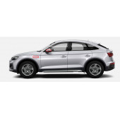 Audi Q1 Q2 Q3 Q4 Q5 Q7 Çamurluk Yanı Ve Ayna Metalize Damla Desen 3M Logo Arma - 7
