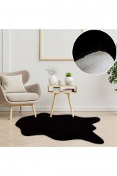 Myevilla Kaymaz Taban Peluş Post Siyah 75x100 thumbnail 1