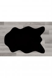 Myevilla Kaymaz Taban Peluş Post Siyah 75x100 thumbnail 2