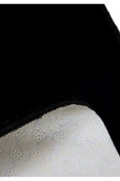 Myevilla Kaymaz Taban Peluş Post Siyah 75x100 thumbnail 5